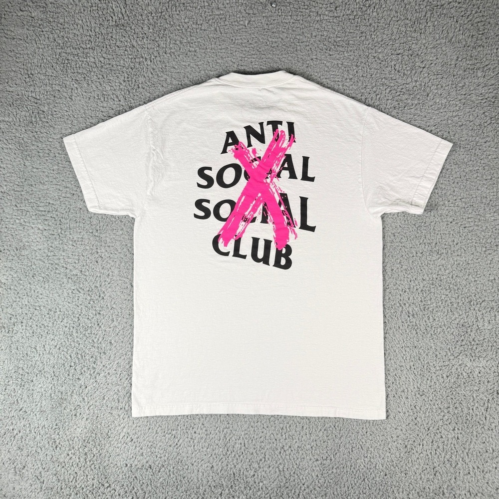 Anti Social Social Club T-Shirt Mens Large Short Sleeve‎ Cancelled Tee